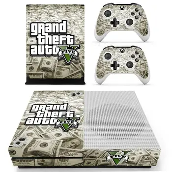 Grand Theft Auto V (GTA 5 Naha Kleebis Decal Hõlmavad Xbox Üks S Konsooli & Kinect & Kontrollerid Xbox Ühe Slim Nahad Kleebised