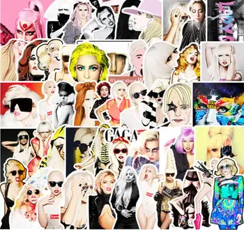 10/30/50tk Lady Gaga Seksikas Näitlejanna Graffiti Veekindel Rula Reisi Kohver Telefon, Sülearvuti Pagasi Kleebised Diy Lapsed Tüdruk