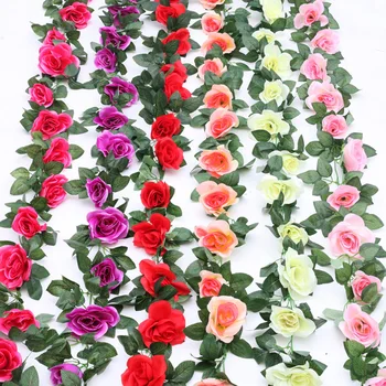 1tk Kunstlikku Lille Võltsitud Rippuvad Võltsitud Viinamarja Taimede Lehed Kunstlilled Vanik Lilled Pulm Teenetemärgi