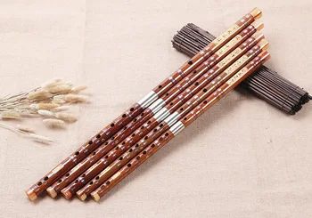 Kvaliteetsed Bambusest Flööt Professionaalne Woodwind Flöödid Muusikariistad C D E F G Klahvi Hiina dizi Läbivate Flauta