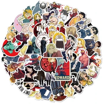 10/30/50TK Anime Fullmetal Alchemist Kleebised Mootorratta Reisi -, Pagasi Külmik, Sülearvuti Cartoon Kleebis Graffiti Kleebised Lapsed