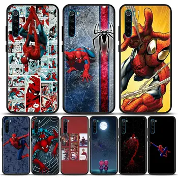 Marvel Spiderman Telefoni puhul Redmi 6 6A 7 7A Märkus 7 8 8A 8T Lisa 9 9S 4G 9T Pro Pehmest Silikoonist Kate