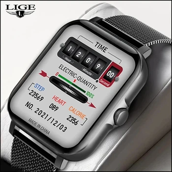 LIGE Smart Watch Mehed 2022 Hääl Assistent Täis Touch Bluetooth Kõne tervisespordi-Veekindel Smartwatch Naiste Android ja IOS