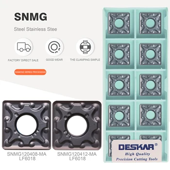 DESKAR SNMG120408-MA SNMG120412-MA LF6018 Kõrge kvaliteediga roostevabast terasest höövel CNC tera roostevabast terasest mehaaniline