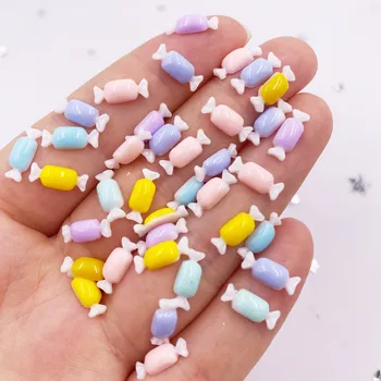 100tk Vaik Värvikas Mini Armas Candy Art Küünte Flatback Rhinestone Applique DIY Pulma Külalisteraamat Ornament Käsitöö SL617
