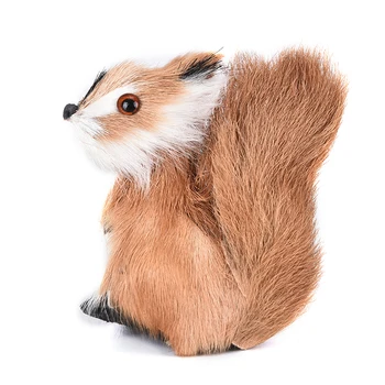1TK Simulatsioon Loomade Palus Orav Mini Täidisega Orav Palus Nuku Armas Mänguasi Kujukeste Miniatuuri Kodu Kaunistamiseks