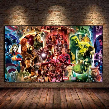 Marvel Diamond Mosaiik Suur DIY Diamond Maali Avengers Endgame Kunsti ristpistes Komplektid Käsitöö Hobi Filmi Pilt 5P Decor