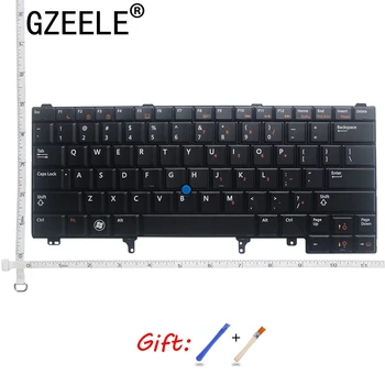 GZEELE Dell Latitude E5420 E5420M E5430 E6220 E6230 E6320 E6330 klaviatuur USA asetus musta värvi koos taustavalgustusega sülearvuti klaviatuur