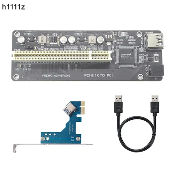 PCI-E/NVME/Mini PCIE PCI Ärkaja Kaardi Dual PCI Kõrge Efektiivsusega Adapter Converter with USB 3.0 Kaabli jaoks, Lauaarvuti ASM1083 Kiip