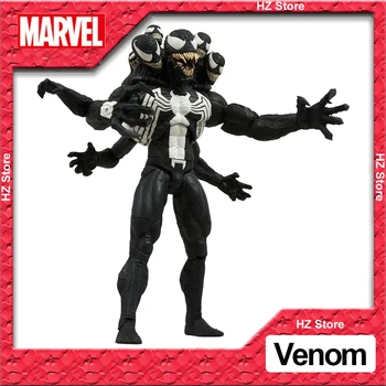 Marvel Legends Series 8 Heads Venom Must Spider-Man Tegevus Joonis Superkangelased Spiderman Mudel, Mänguasjad, Laste Sünnipäev, Jõulud Kingitus