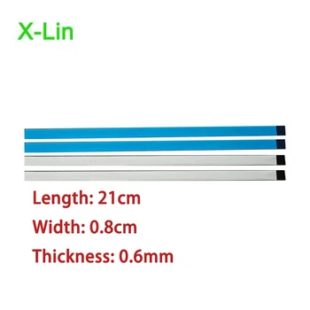 Sülearvuti ekraani kahepoolne liim mobiiltelefoni aku on väga lihtne-tõmba lint, sahtel riba, kõrge viskoossusega valge 21cm*0.8 cm*0.6 mm